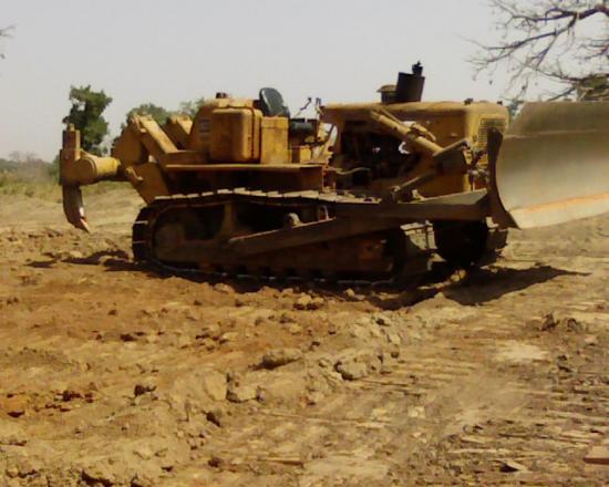 Photos de chantier: un bull D7