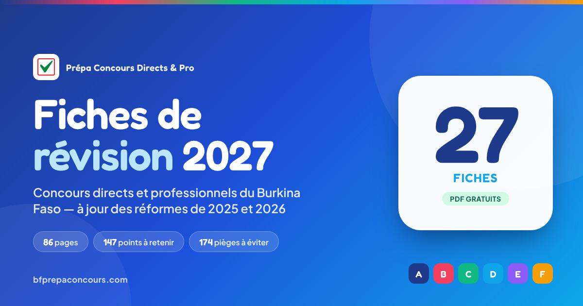 Apercu fiches de revision concours 2027